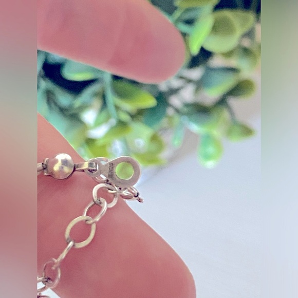 SHUBE Sterling Liquid Silver Amethyst Lapis block Bead Multi Strand Necklace - Picture 4 of 6